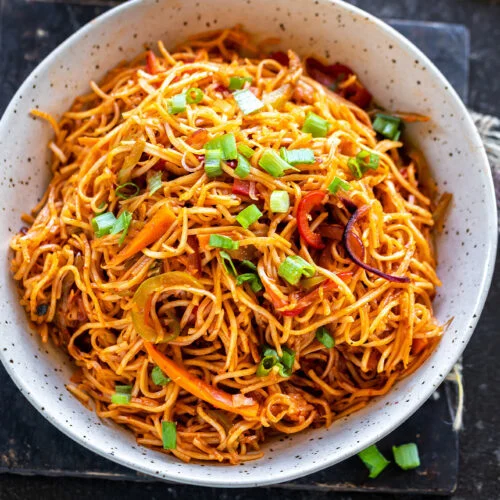 Chicken Schezwan Noodles Amalapuram