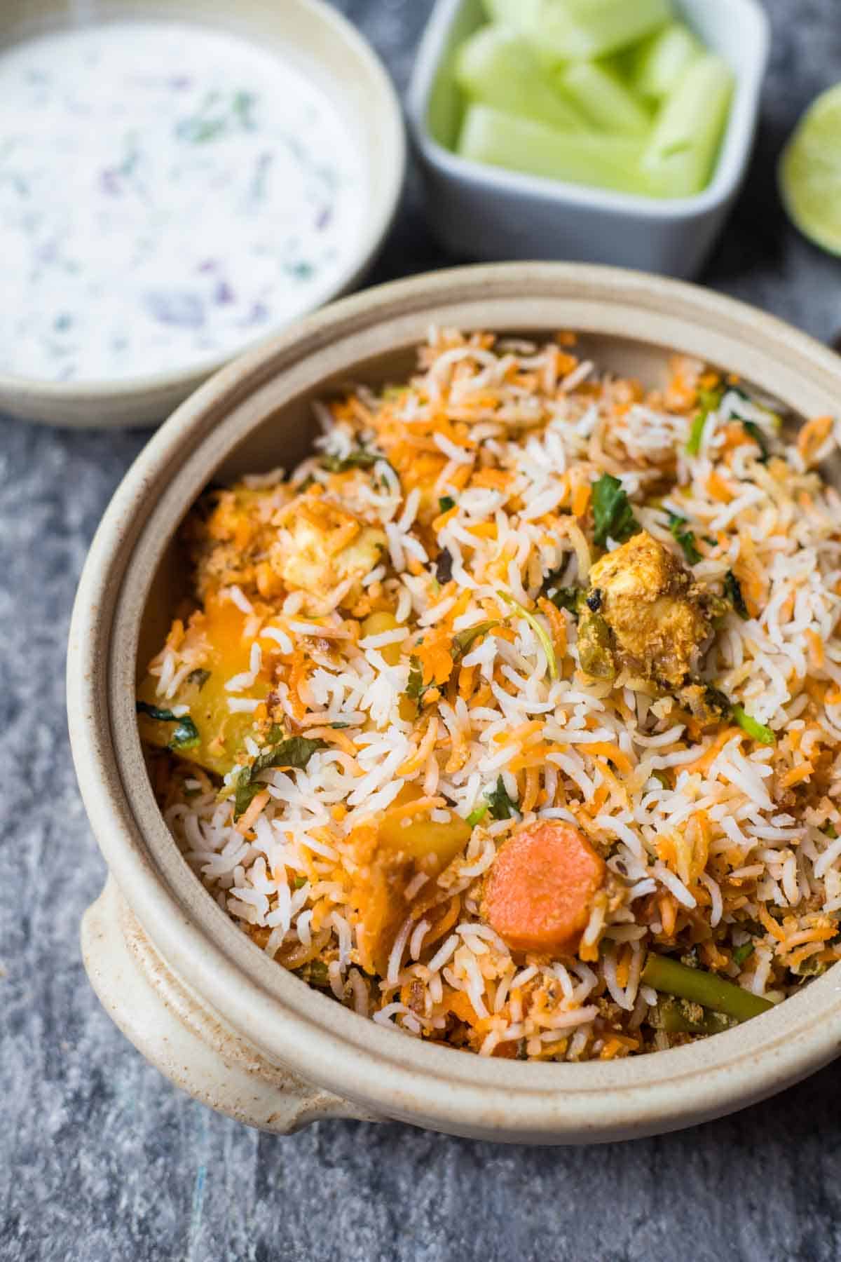 Veg Dum Biryani Amalapuram